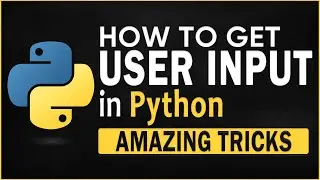How to Get User Input in Python | Amazing Tricks To get input | Python for Beginners