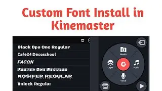 How to Add Custom Font in Kinemaster | Install Custom Font In Kinemaster | Information Desk