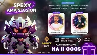 Первая АМА сессия с CEO ecosystems SPEXY — Александром aka Архитектор