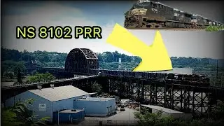 NS 8102 LEADS TRASH TRAIN AND SOME MASSIVE LASHUPS AROUND CONWAY￼!!