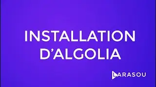 2- Installation d'Algolia