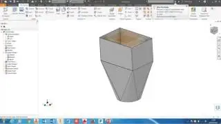 Autodesk Inventor, calculate internal volume of a hopper