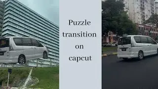 How to edit on capcut | capcut | puzzle transitions