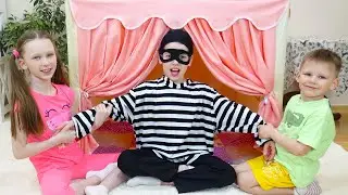 Лиза и полицейский ловят воришку