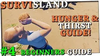 COCONUTS + SEASHELLS *HUNGER/THIRST* | PART 4 | SURVISLAND ALPHA 0.5.0.1 HARDCORE SURVIVAL GAMEPLAY