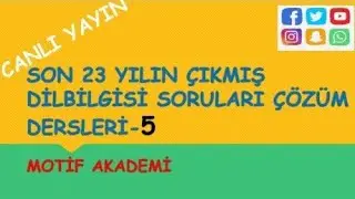 5-DİLBİLGİSİ ÇIKMIŞ SORU ÇÖZÜMLERİ-5 #tyt #ayt #aytedebiyat #tyttürkçe #kpss #tyt #kpsssoruçözümleri