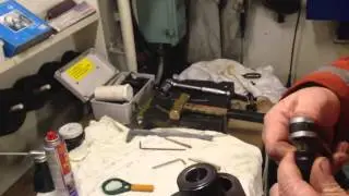 #Работа в #море Assembly the fuel injector for the main engine #MAN-#B&W 6S50  Part 3
