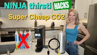 SAVE MONEY Cheap CO2!  How To Connect Ninja Thirsti to a 5 lb CO2 Cylinder