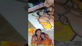 SIYA RAM PAINTING 🪔 |TANYA GROVER| #explore #exploremore #fypシ #trending  #viral #viralvideo #foryou