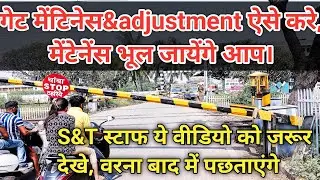 Level Crossing gate in railway || LC gate 
