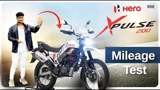 Hero xpulse 200 4V Mileage test  | BS7 | Blue | #hero #xpulse200 #blue