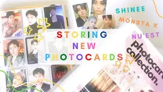 storing new photocards #2 🍉 monsta x, shinee & more