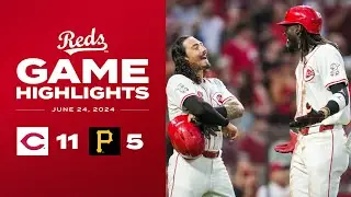 Pirates vs. Reds Game Highlights (6/24/24) | MLB Highlights