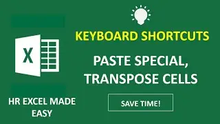 Excel Keyboard Shortcuts - Paste Special Shortcuts That Will Save You Tons of Time