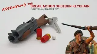 Assembling the Break Action Shotgun Keychain toy — Mini BB Blaster!