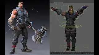 FREE DOWNLOAD RIG AND TEXTURE - THOR (MARVEL)
