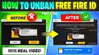 How To Unban Free Fire Id || Free Fire Id Unban || Free Fire Id Unban Kaise Kare || FF Id Unban