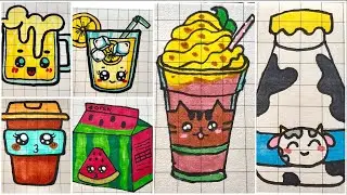 Vẽ đồ ăn thức uống cute đáng yêu | Sherry's Art #04