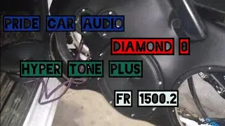 установка громкого фронта на компонентах pride car audio