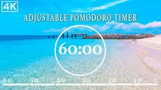 Boost Focus & Boost Productivity: Gentle Wave Sounds & Pomodoro Timer
