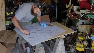 Making new windows for the 215B Cat excavator