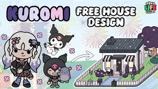 Sassy Kuromi FREE House Design in Toca Life World 💀💜🩷 | Toca Boca House Makeover