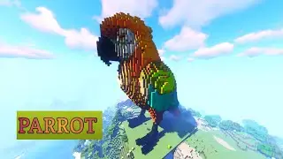 Make Parrot In Minecraft: Timelapse