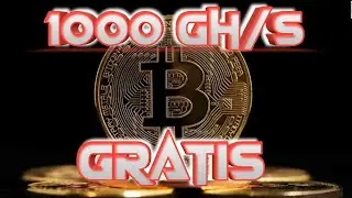 MINERIA EN LA NUBE REGALANDO 1000 GH/s GRATIS Y BONO CADA 1 HORA