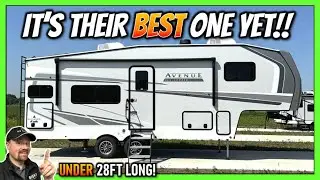 NEW RV MODEL Comes in UNDER 28ft TOTAL Length! 2025 Avenue 23ML Couple's Camping Alliance Fifth Whee