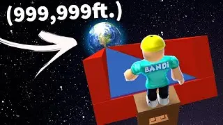 (4/18/2018) (999,999ft) Survive the TALLEST WATER SLIDE in ROBLOX (Bandi Reupload)