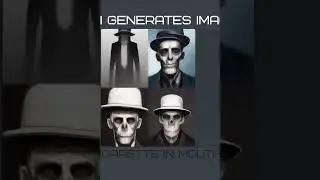 AI generates - Realistic Skeleton Mob Bos