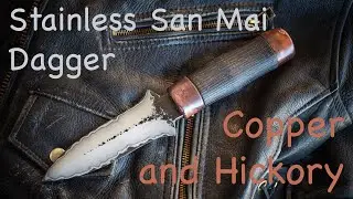 Making a (Weird) Stainless San Mai Dagger