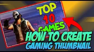 How to Make a Thumbnail for YouTube Videos with Glow Effect!!