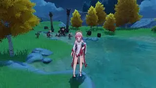 Genshin Impact - Mitachurls - Heavy Horn Efficient farming Route