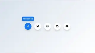 Creative Icon Hover Effect | CSS Tutorial