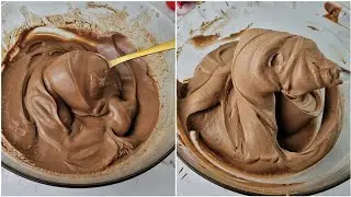Ganache montée chocolat noir / غاناش مونطي