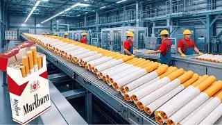 Amazing! How Millions of Marlboro Cigarettes Are Made Every Day