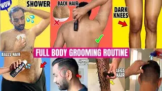 FULL BODY GROOMING ROUTINE | Men's Summer Shower Routine | Full Body Hair Removal, Intimate Hygiene