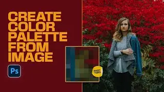 Create Color Palette From Image (Part 2) In Photoshop #shorts