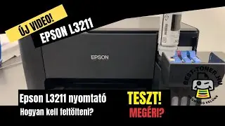 Epson L3211 tintasugaras nyomtató töltése - #nyomtató #toner #kellékanyag #patron #besttoner