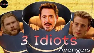 3 Idiots avengers 🔥 || HollyStud || 3 idiots comedy with average 2021 || inspired by @max studio ||