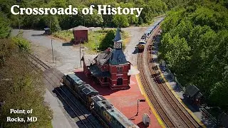 Exploring the Historic B&O railroad station, tunnel, and trains at Point of Rocks, Maryland