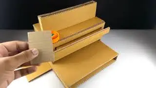 How to make a paper pencil box | DIY paper pencil box idea