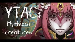 YTAC: Mythical creatures in Procreate