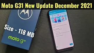 Moto G31 New Update and Changes December 2021 |  Google Play System Update