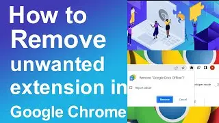 How to remove unwanted extensions in google chrome permanently