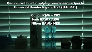 Repairing corrupt RAW photos (CR2, NEF, ARW) of all 3 major camera brands, Canon, Nikon and Sony.