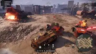 Crossout / Killdozer / full four men squad - Double Dozers - the Fusion HUNTER's
