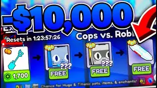 I Spent $4125.69 On The New Cops vs. Robbers Pack In Pet Simulator 99👮‍♂️🚨