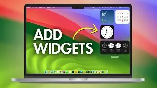 How to Add Widgets in MacBook - macOS Widgets Tutorial